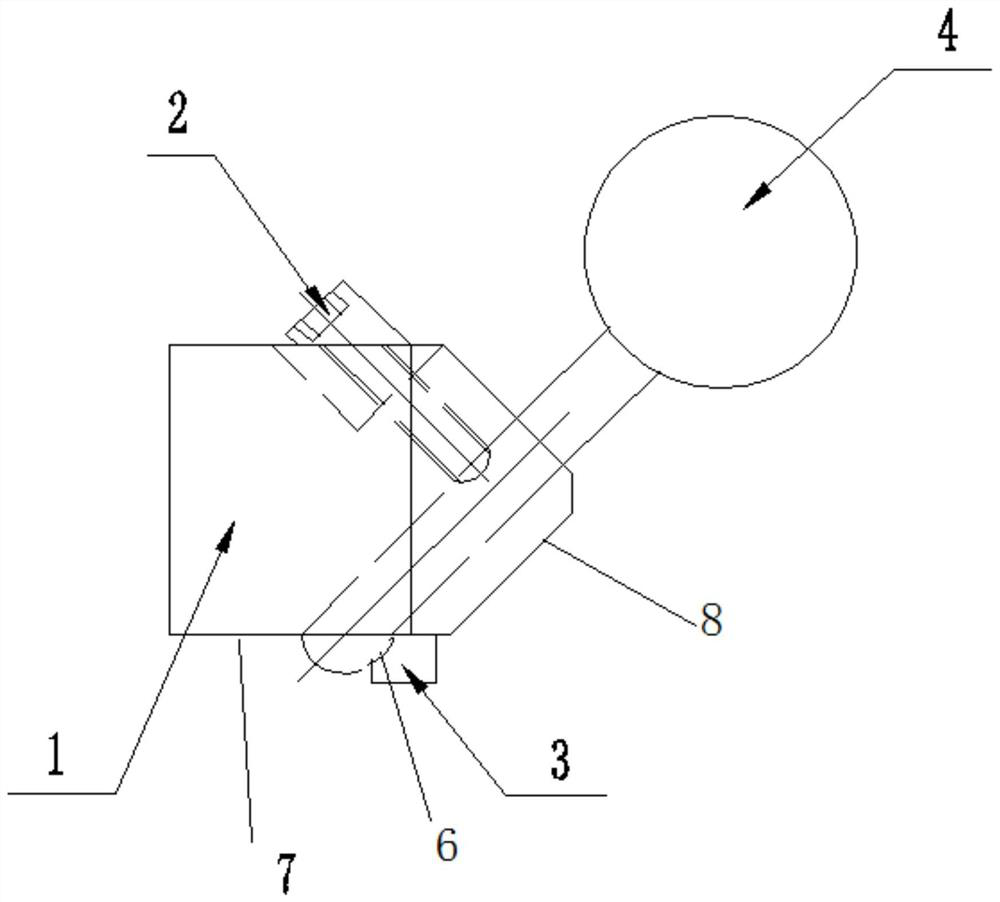 A high-precision connecting ring chamfering fast detection device and detection method