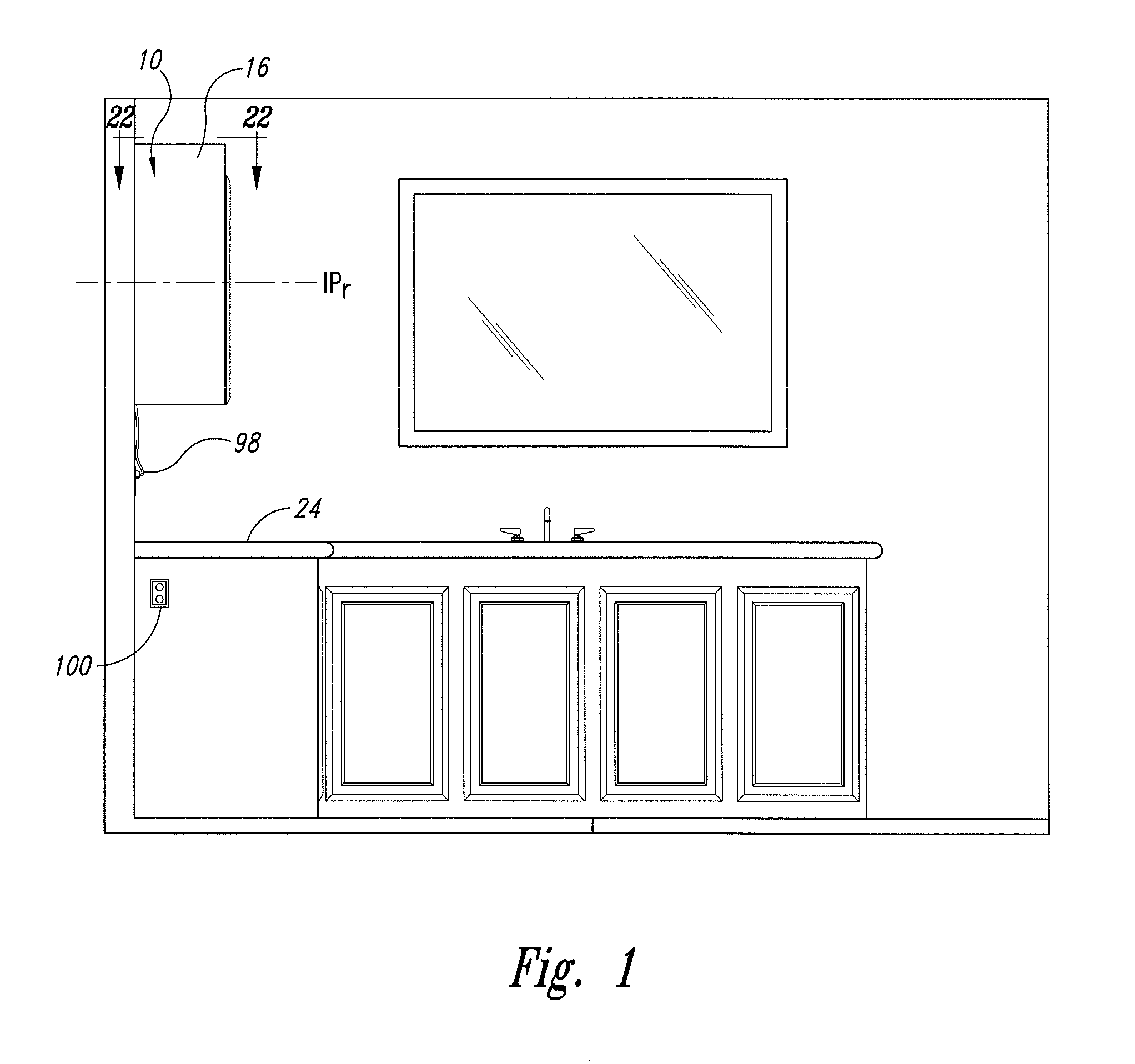 Motorized moveable shelf assembly for cabinet structures