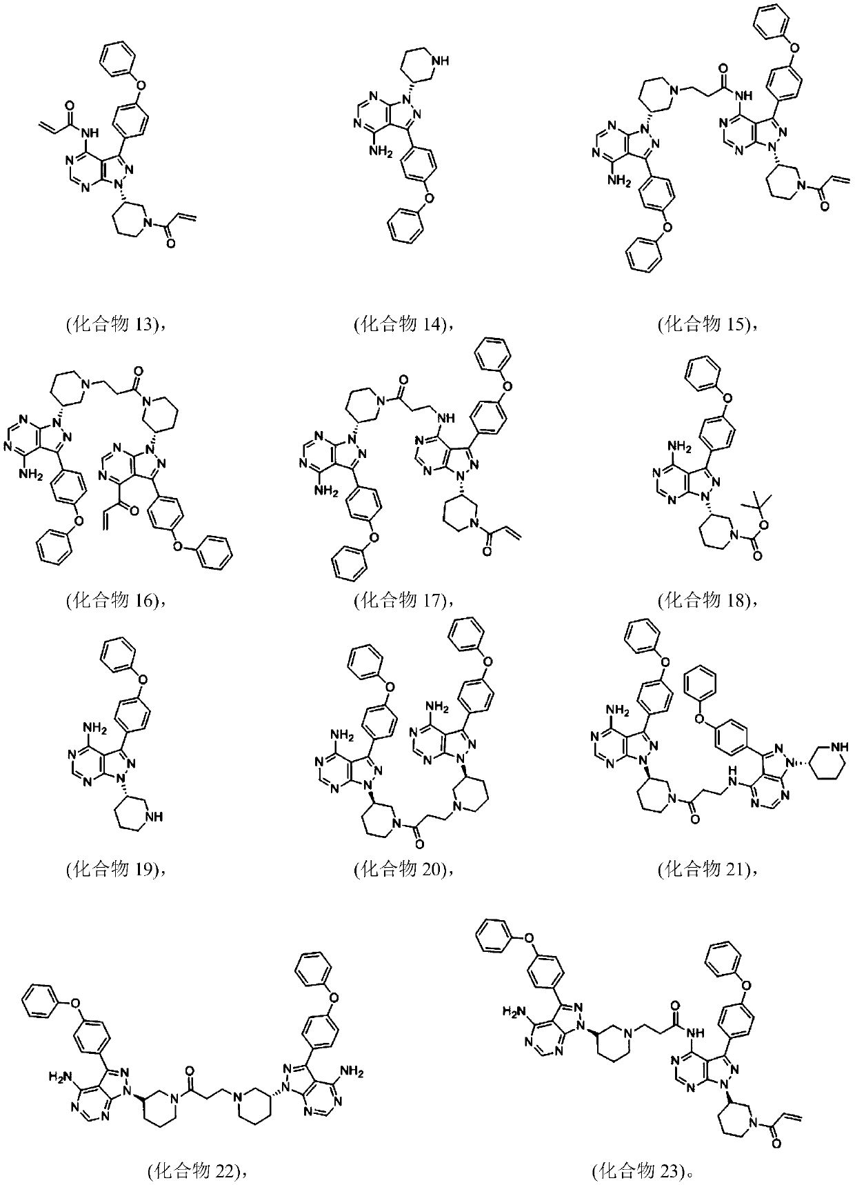 Composition containing pyrazolopyrimidinamine derivative mixture and uses thereof