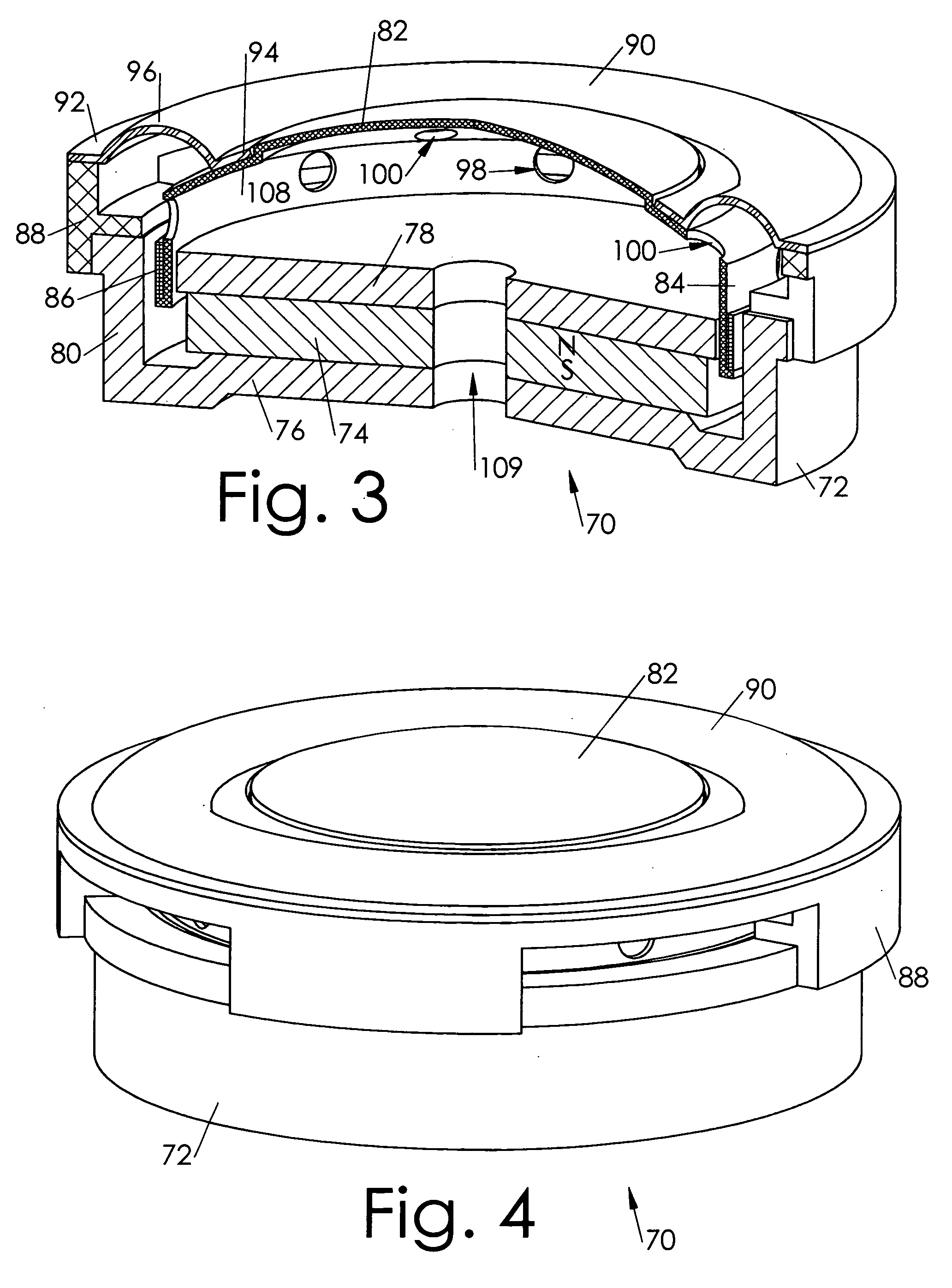 Overlapping surround roll for loudspeaker