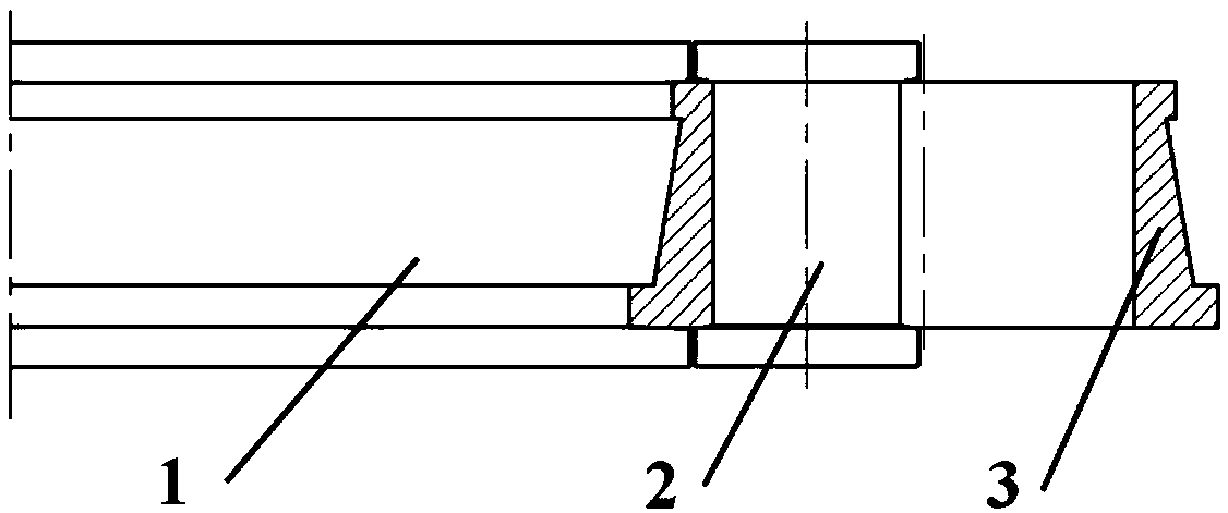 Old rolling forming method for tapered roller bearing inner ring