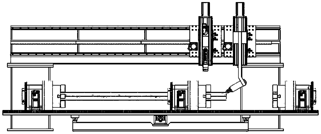 Laser dismantling equipment with outer metal shell and its use method