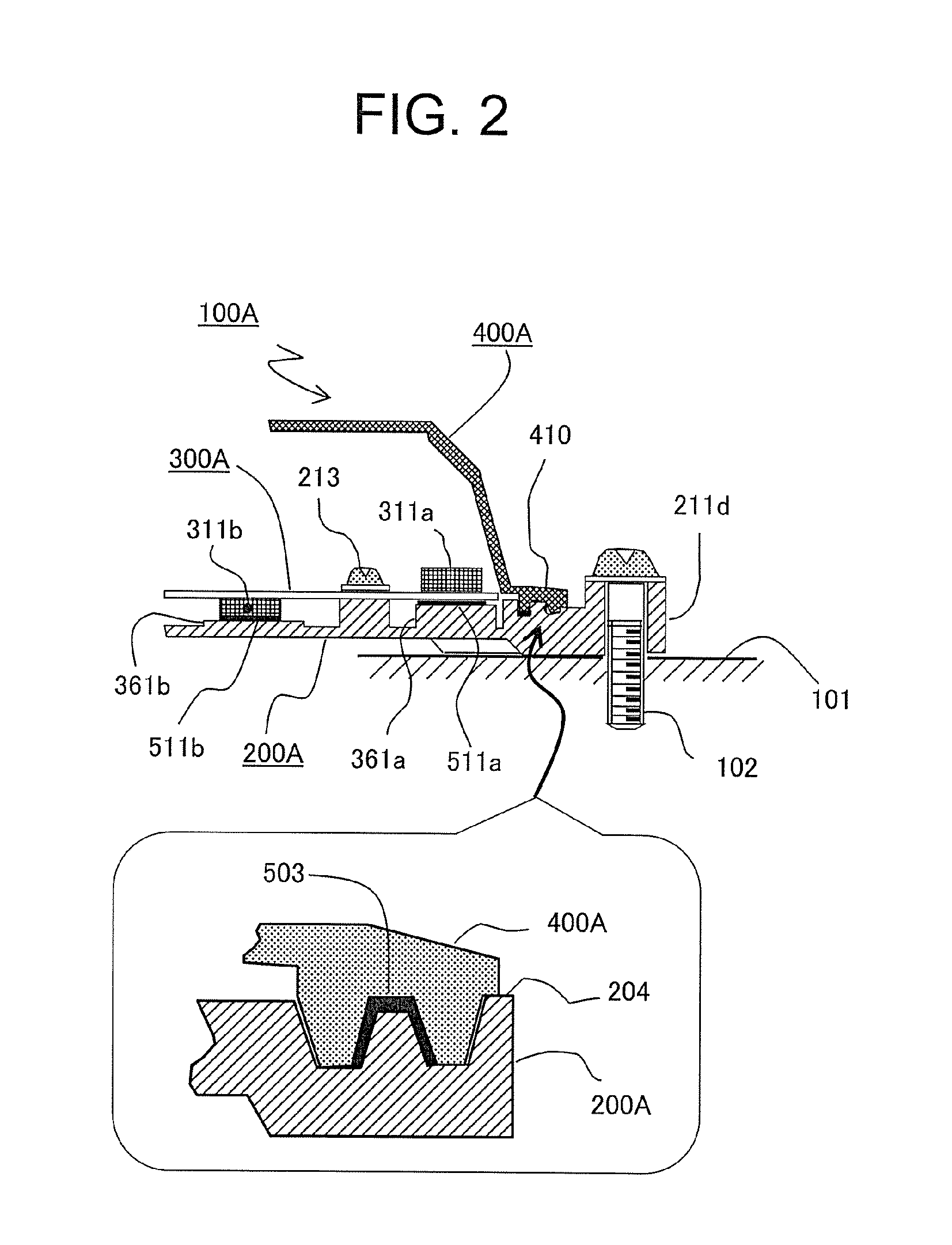 Waterproof control unit and method of assembling the same