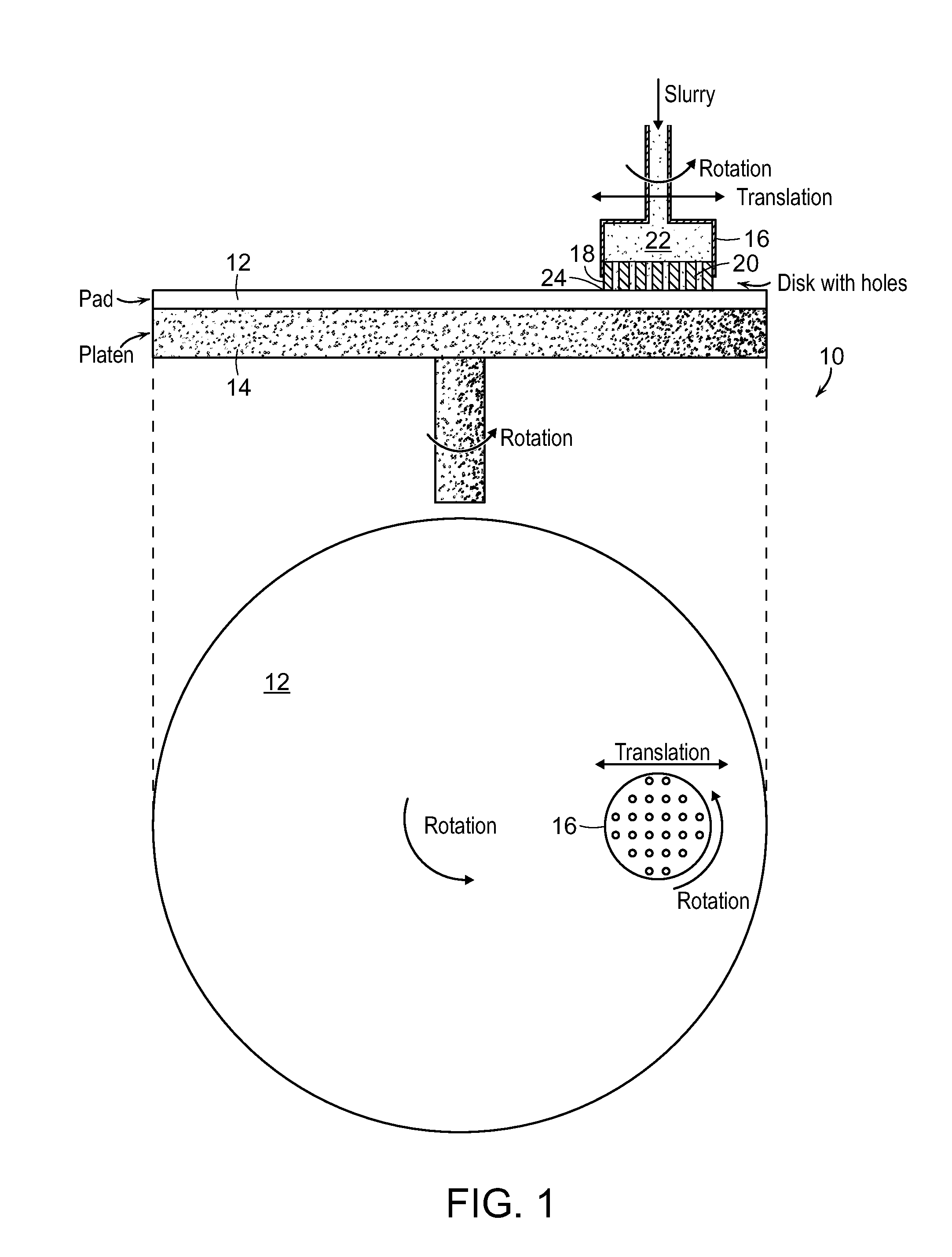 Chemical-mechanical polishing pad conditioning system