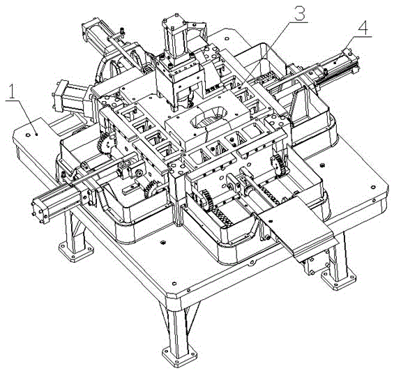 A flip-type pouring mold