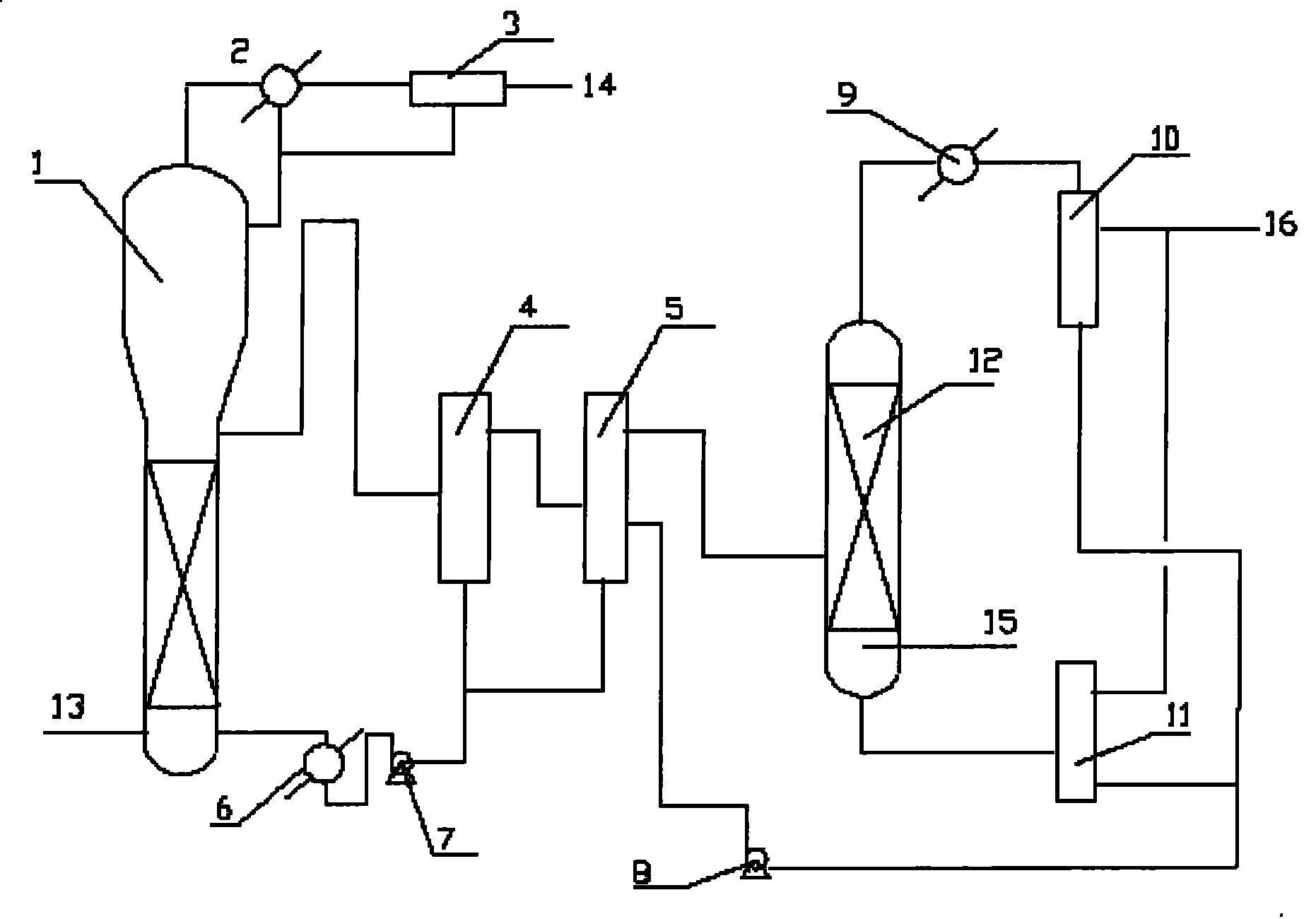 Method for continuous production of hydrolysate by methylchlorosilane concentrated acid hydrolyzing