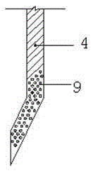 Grouting device for preventing secondary sinking of open caisson