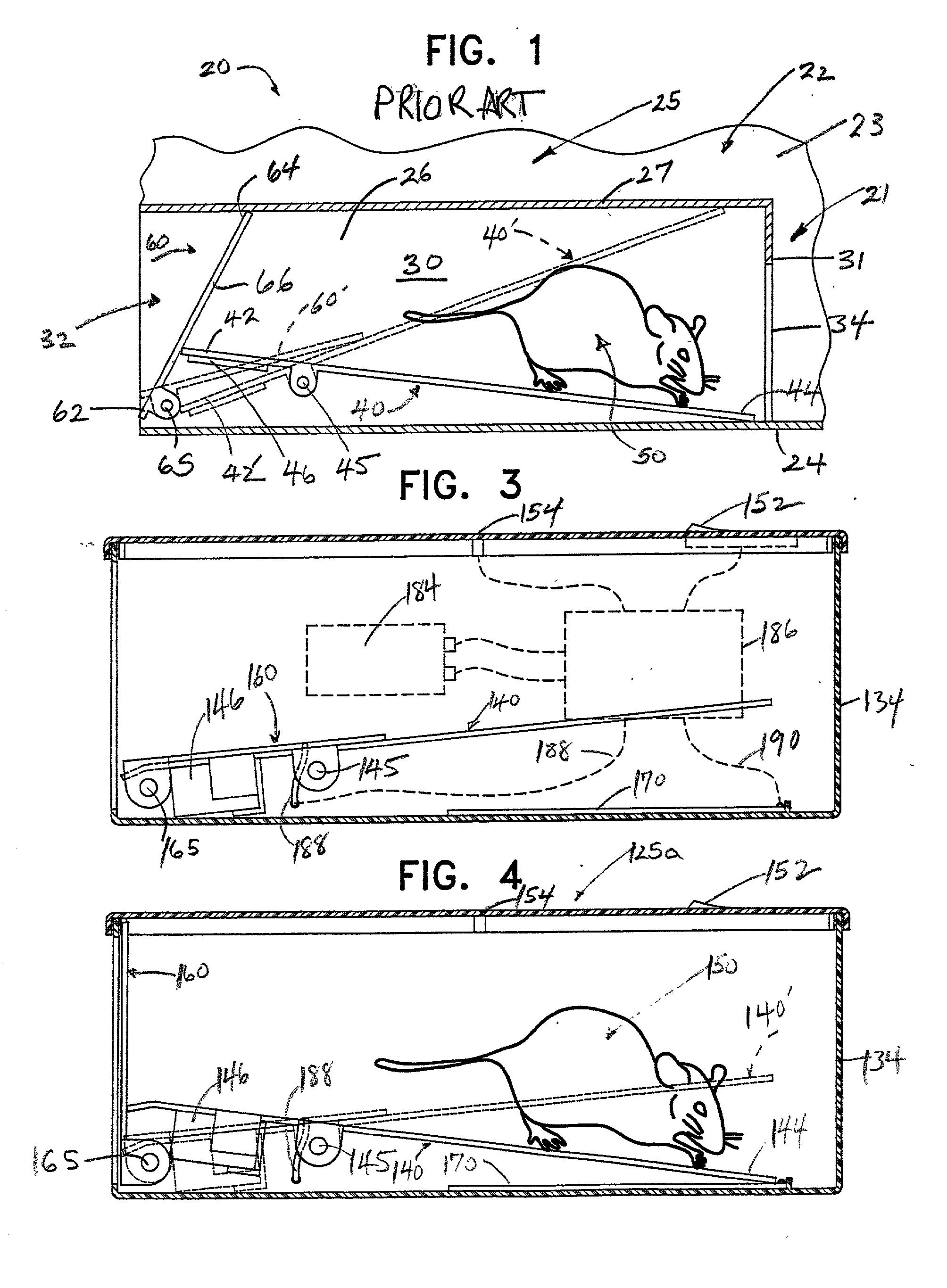 Electronic animal trap