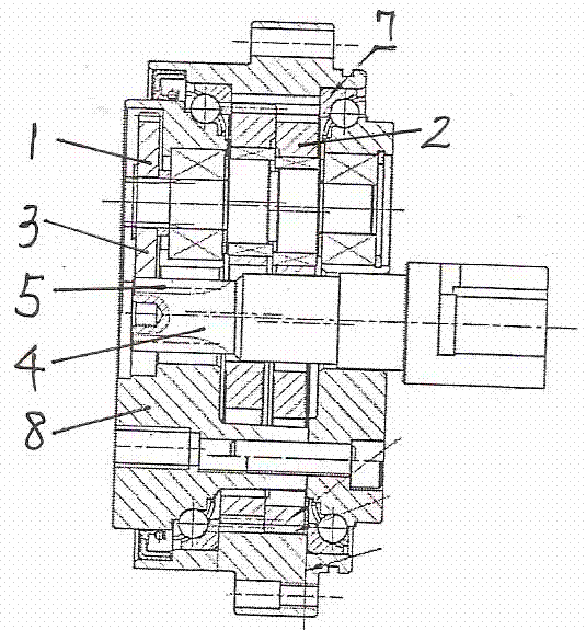 High-performance structure RV reduction machine