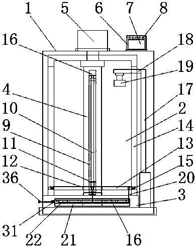 Intelligent detecting device of sensor surface