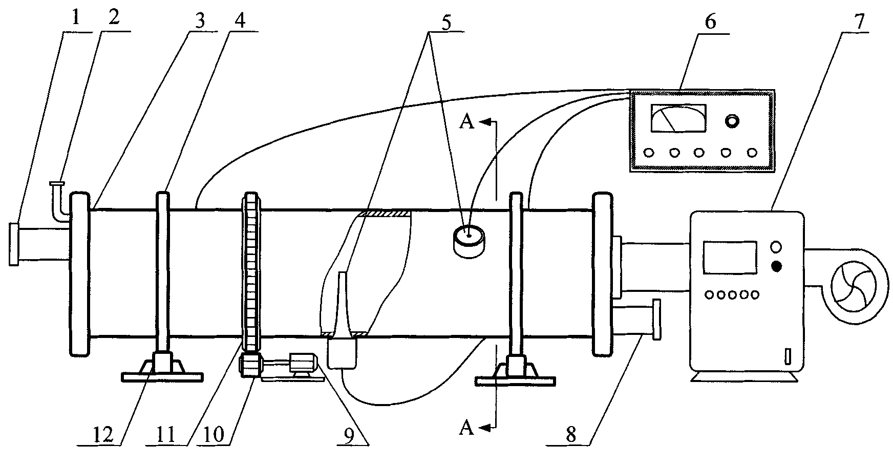 Sludge ultrasonic roller drier