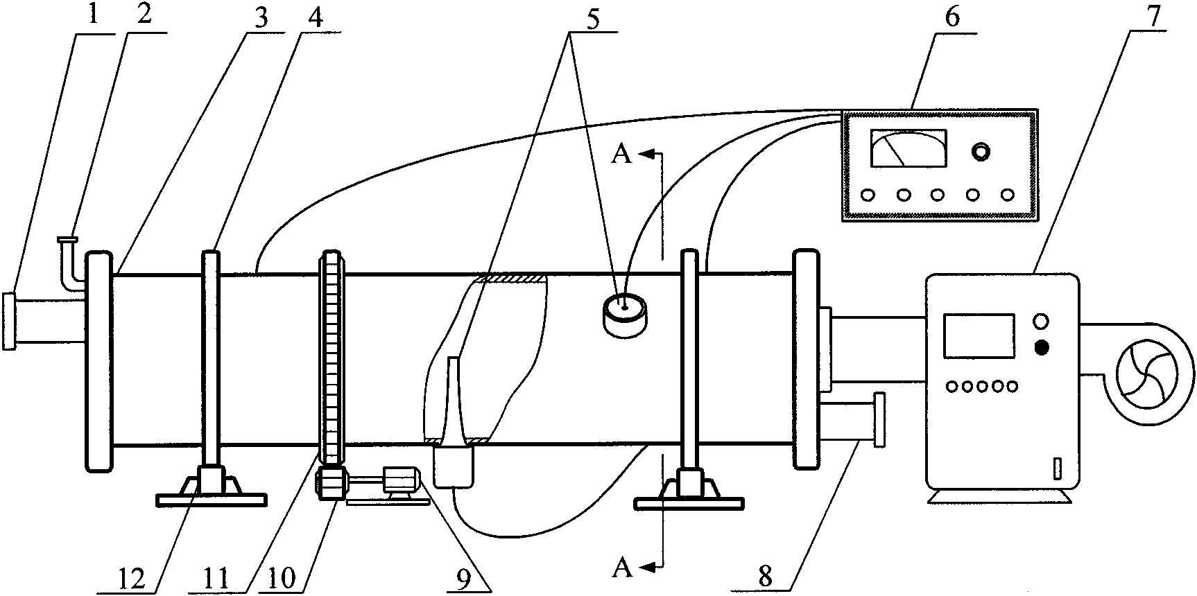 Sludge ultrasonic roller drier