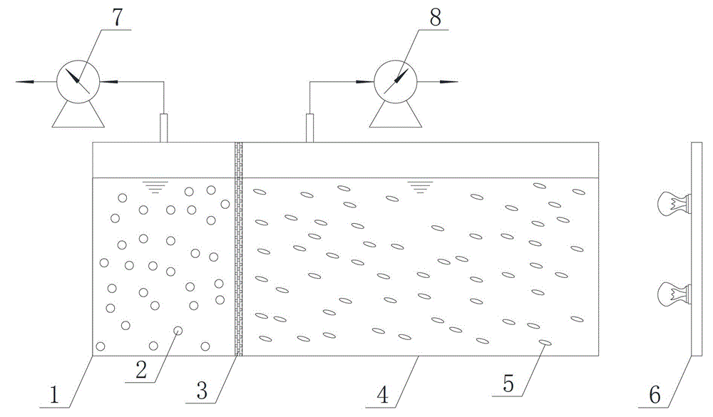 Dark-l fermentation integrated biological hydrogen production device