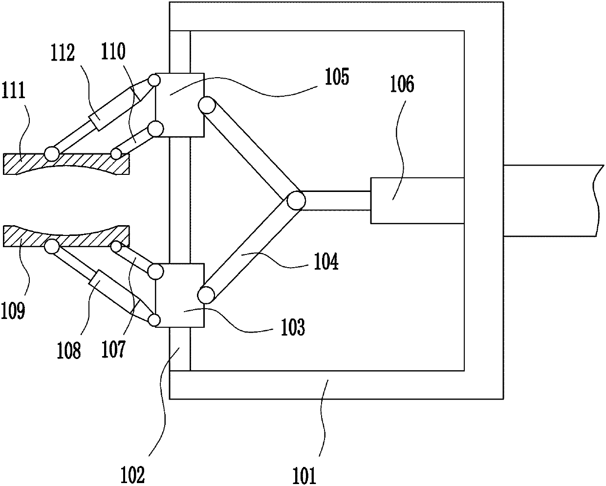 Warehouse goods carrying robot