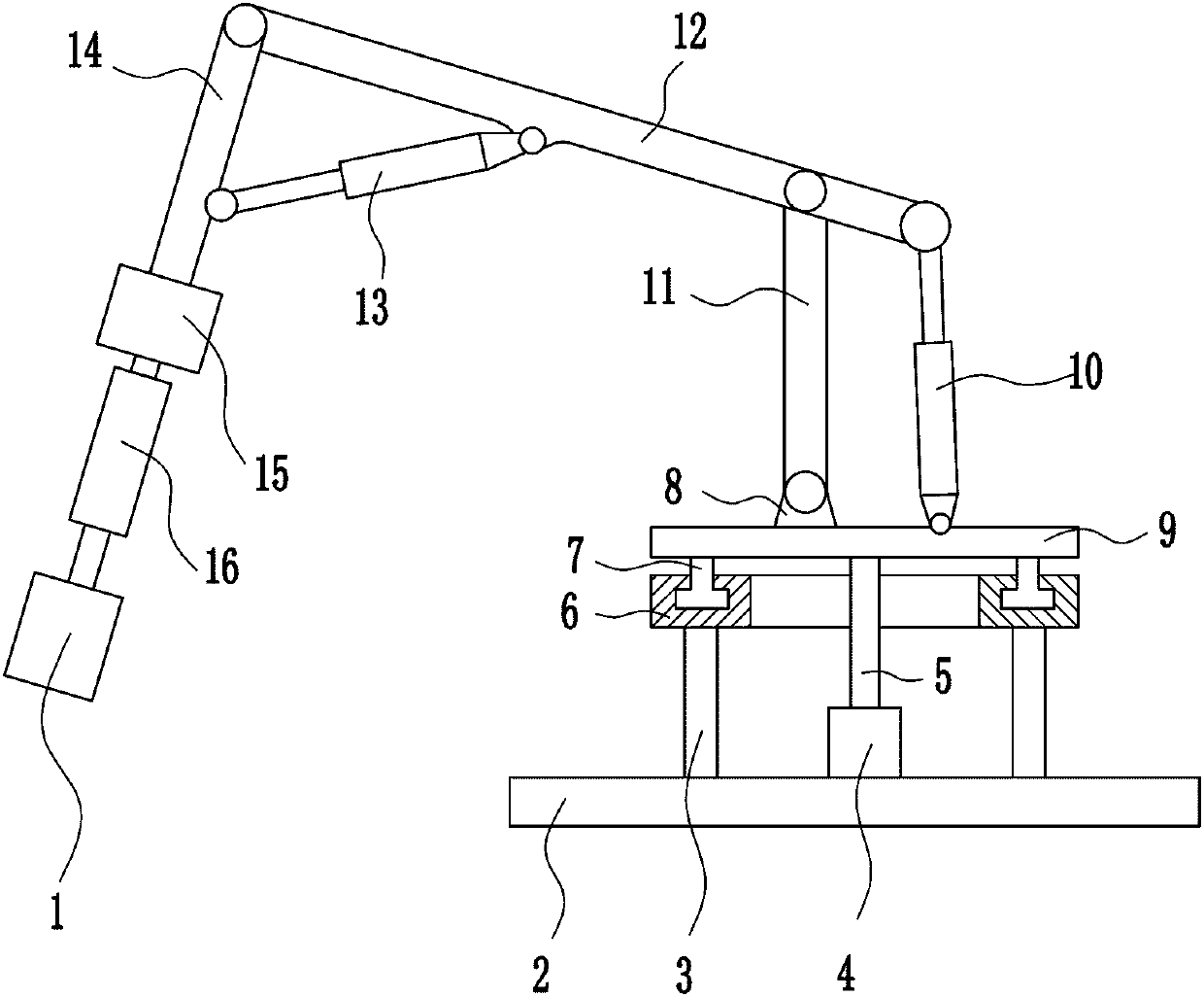 Warehouse goods carrying robot