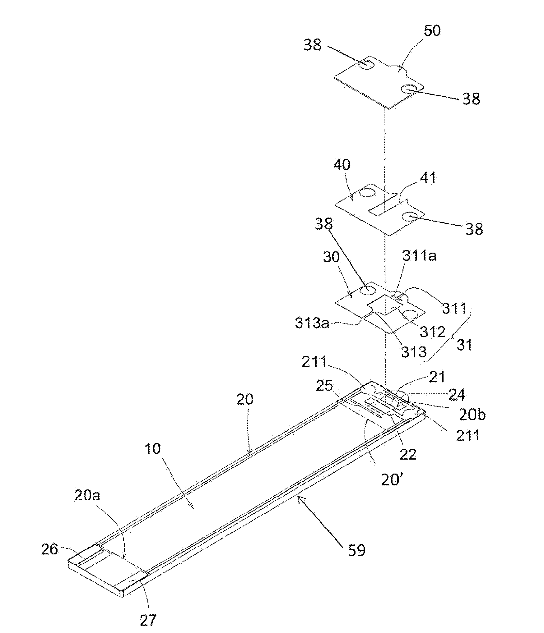 Biosensor test strip