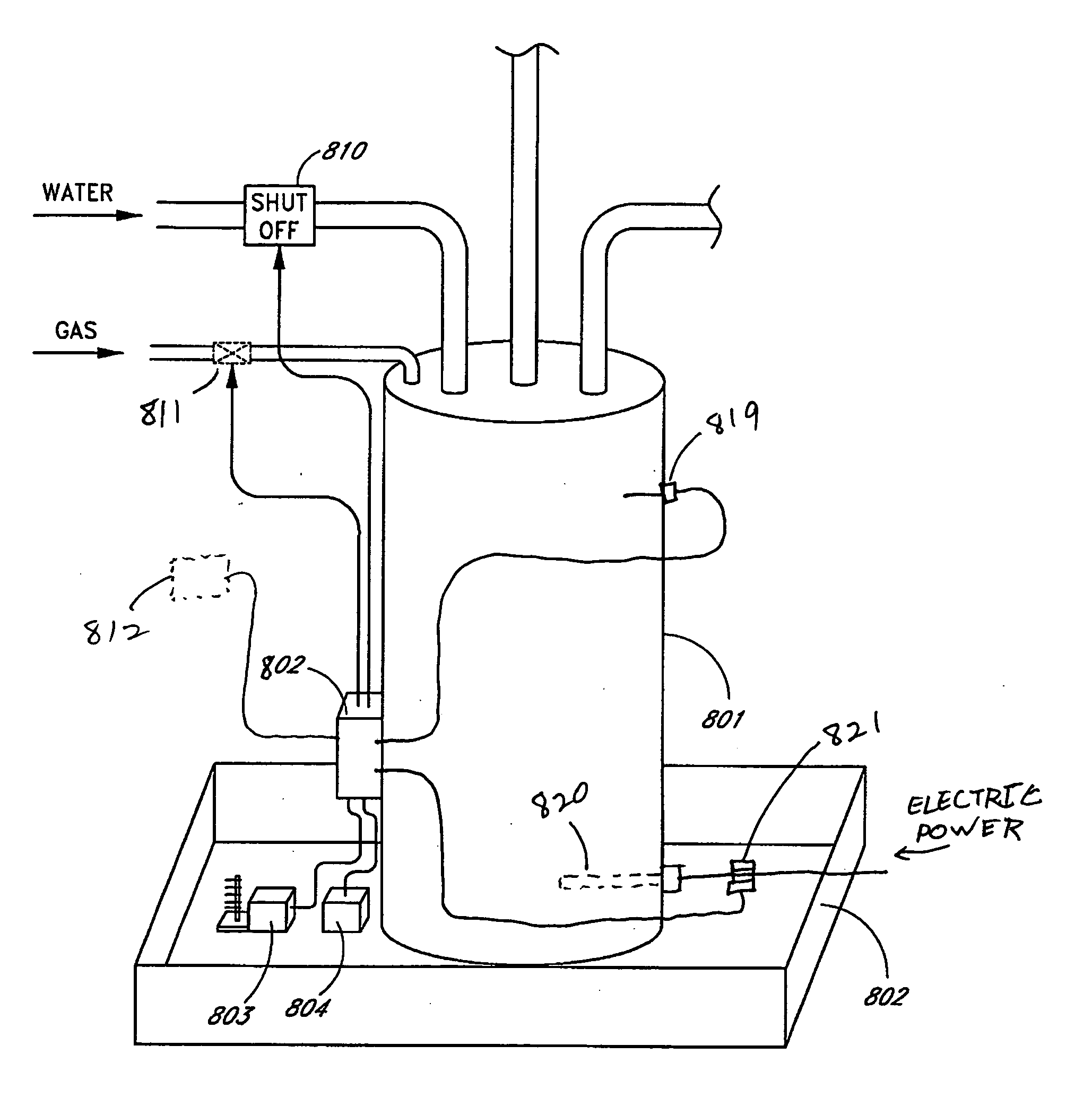 Method and apparatus for detecting water leaks