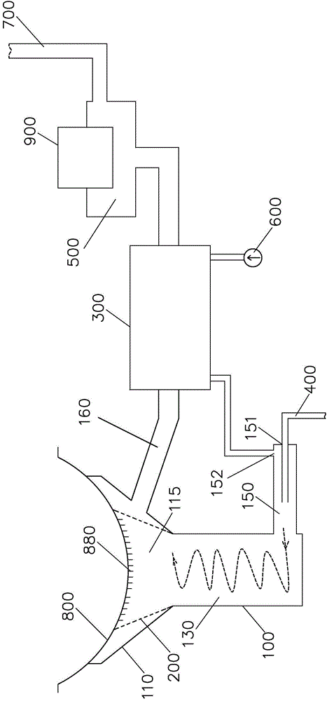 Cyclone combustion type energy-saving cooker