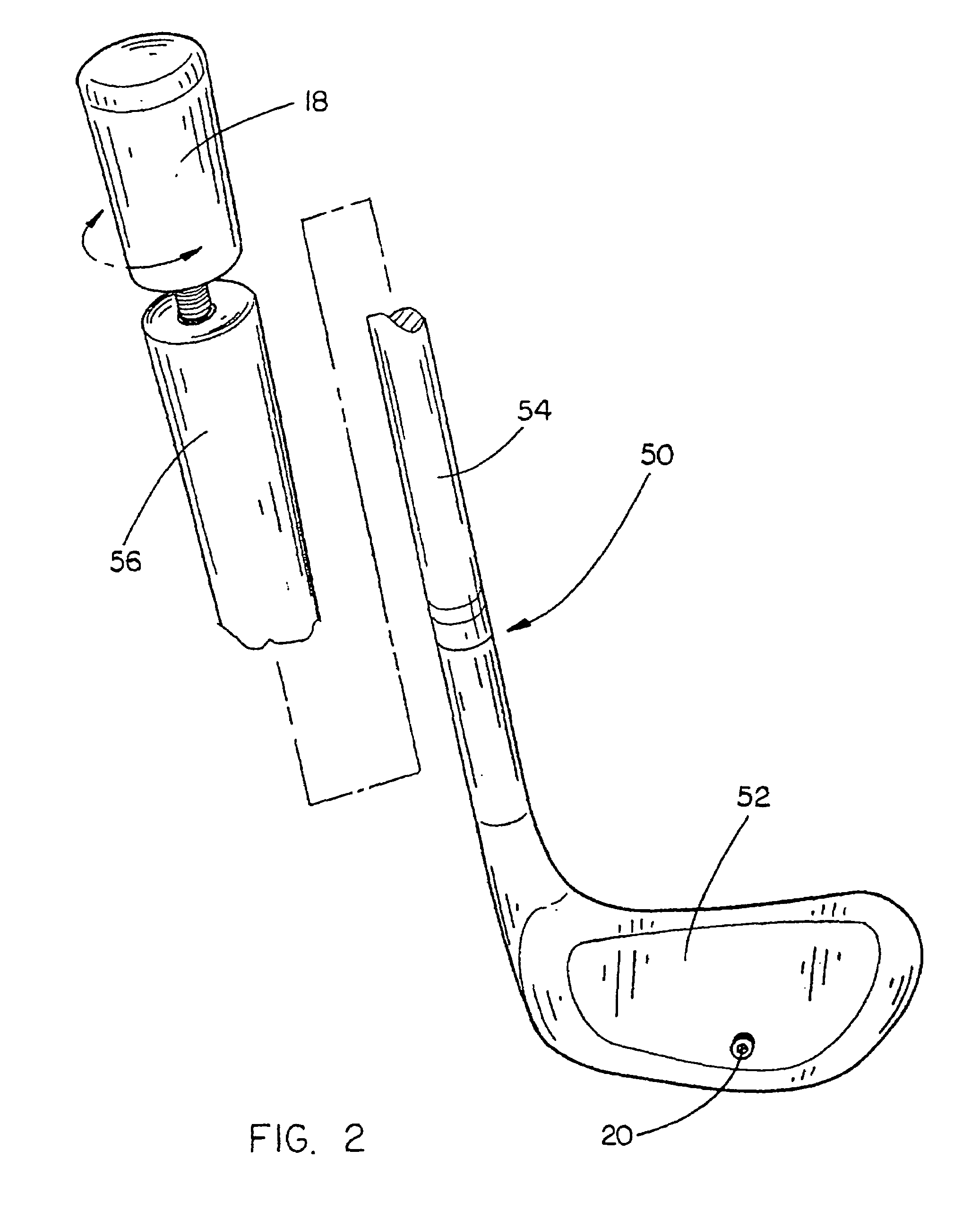 Golf club fitting system