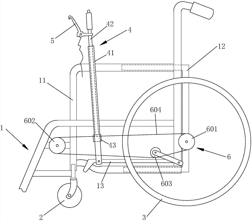 Multifunctional manual drive wheelchair