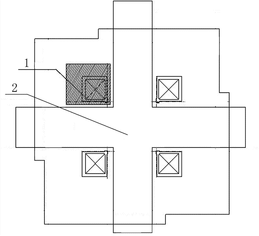 Externally attached built-in tower crane fixing structure