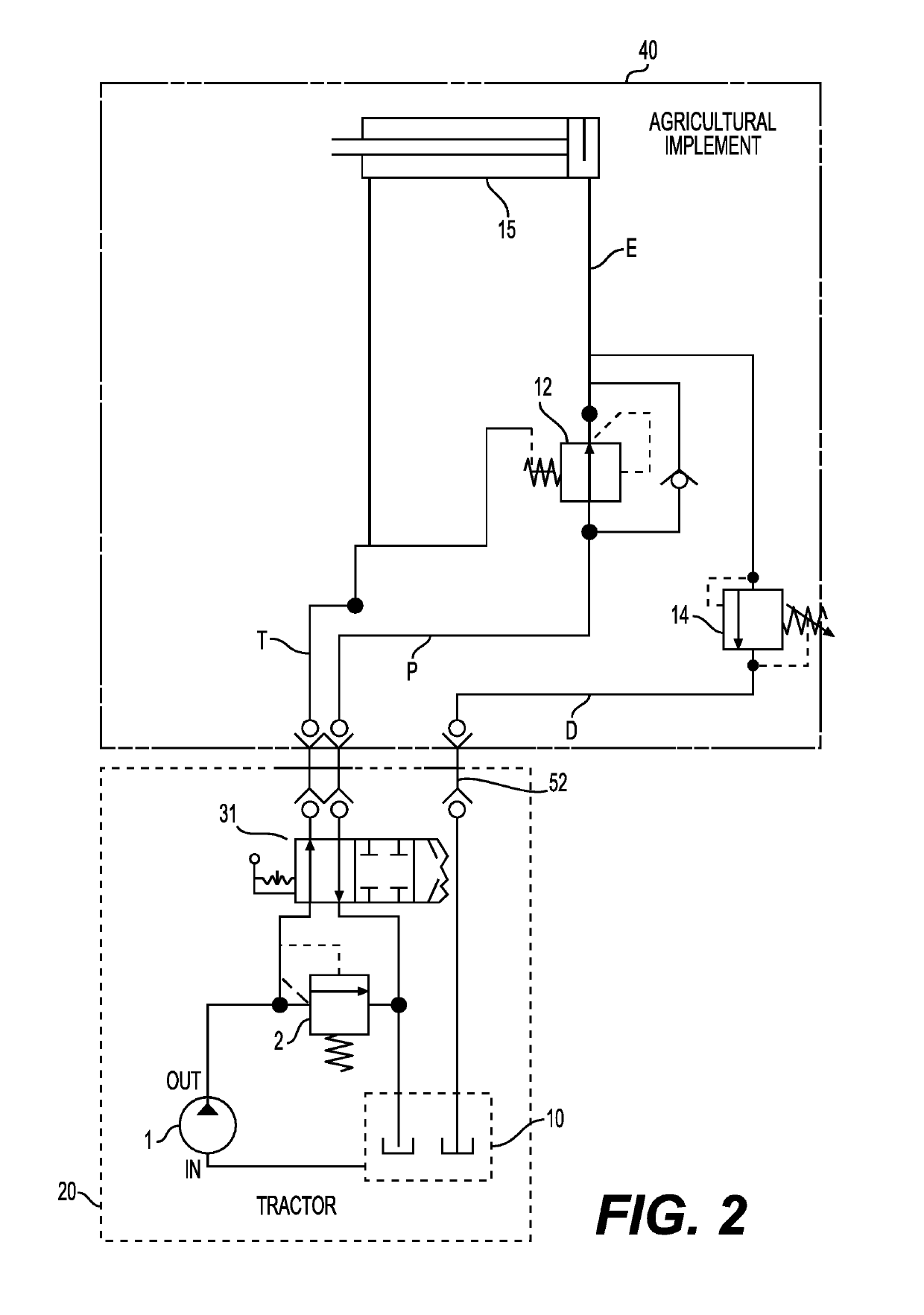 Constant pressure hydraulic circuit with relief protection independent of pressure circuit