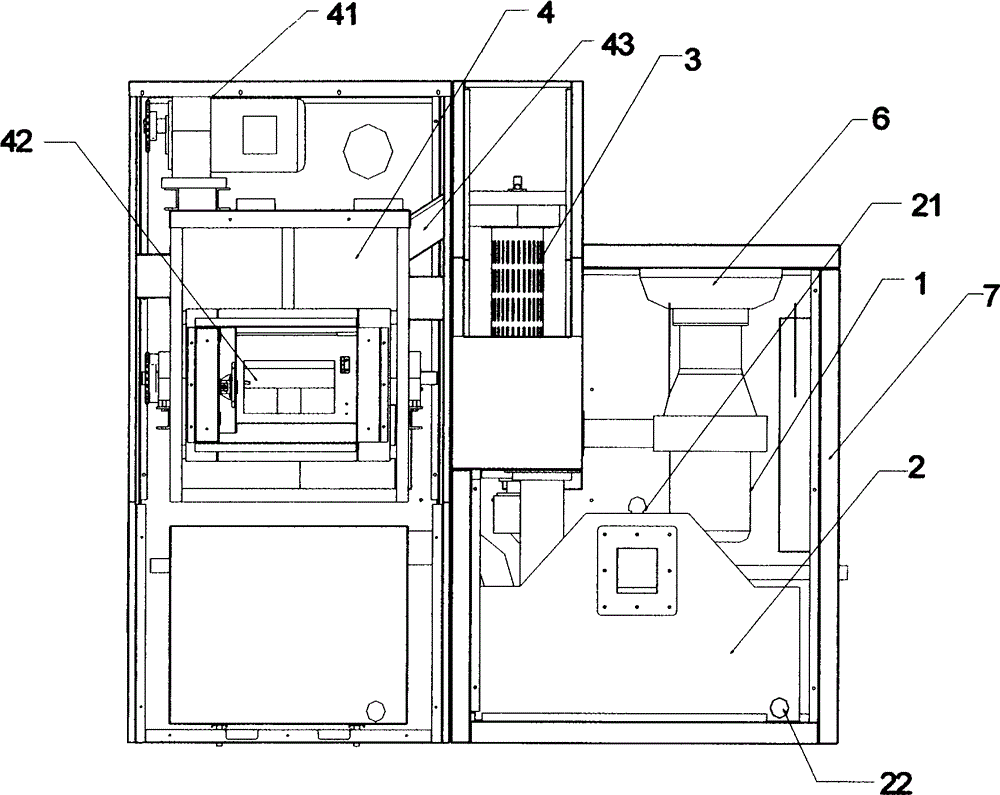 Integrated garbage treatment equipment