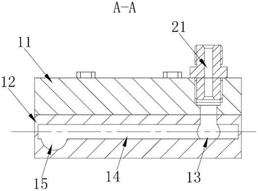 A seven-way valve