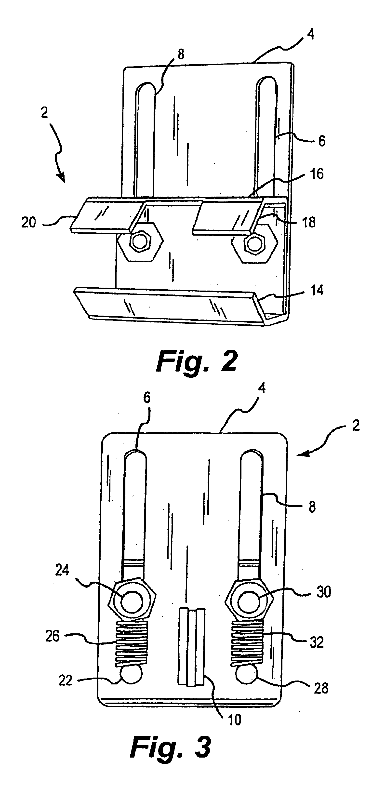 Lockable brake pedal fastener