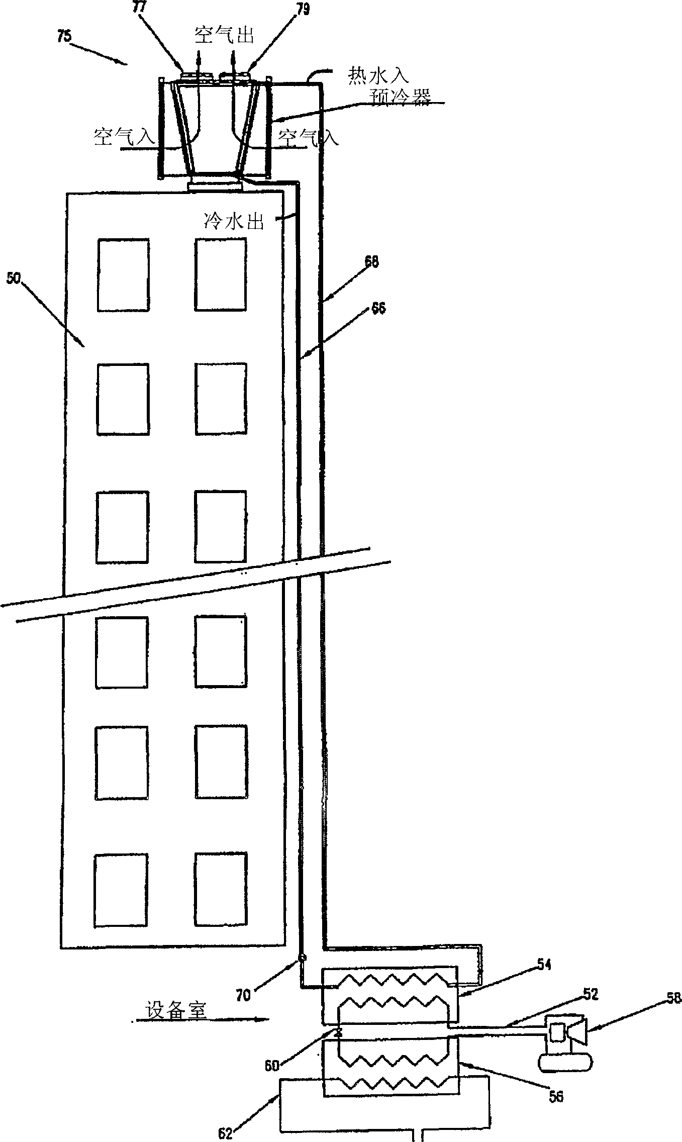 System and method of cooling