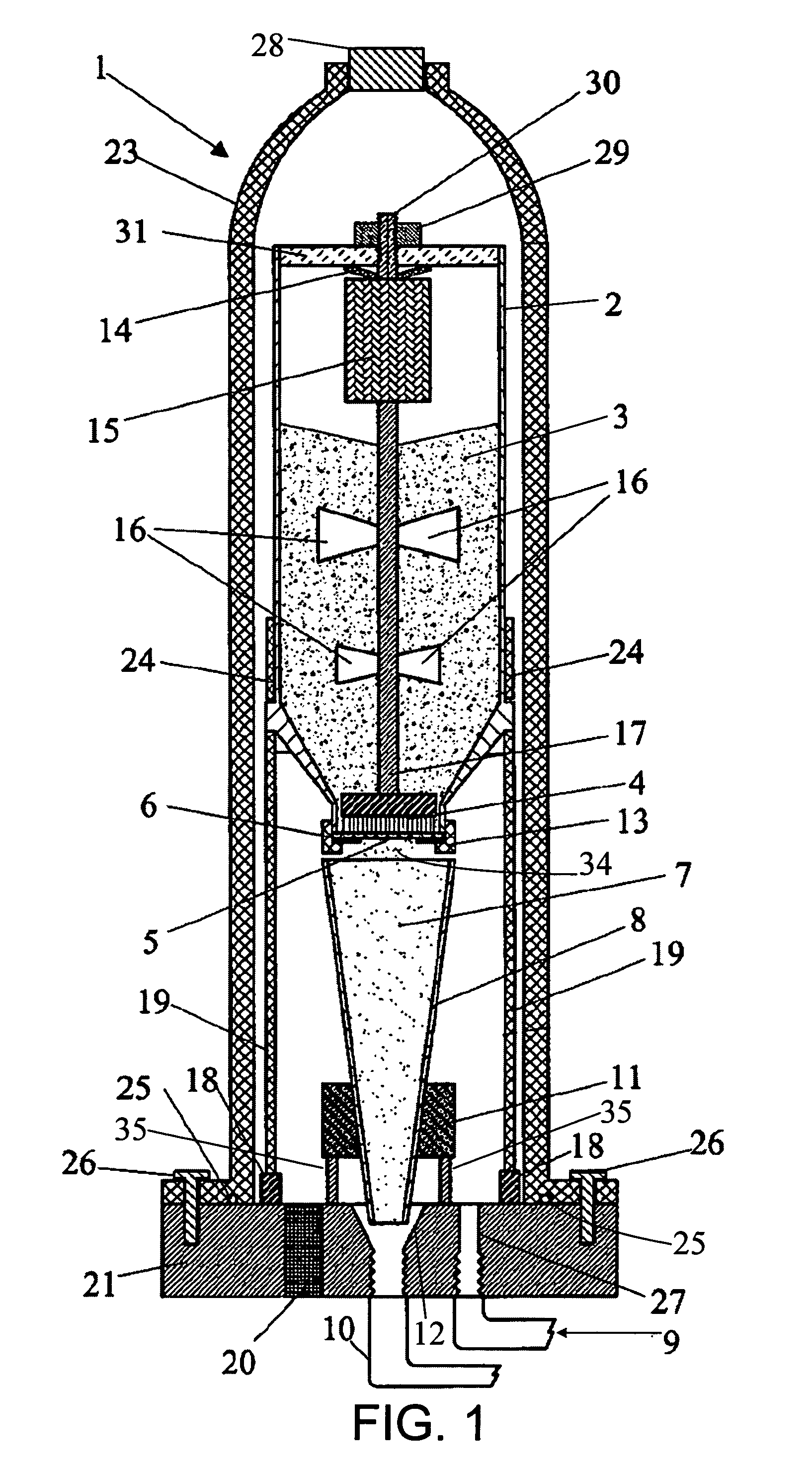 Brush-sieve powder-fluidizing apparatus for feeding nano-size and ultra-fine powders