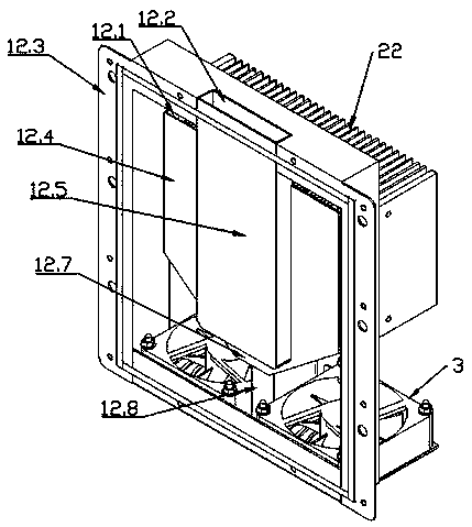 Air duct dehumidifier and electrical cabinet dehumidifying method