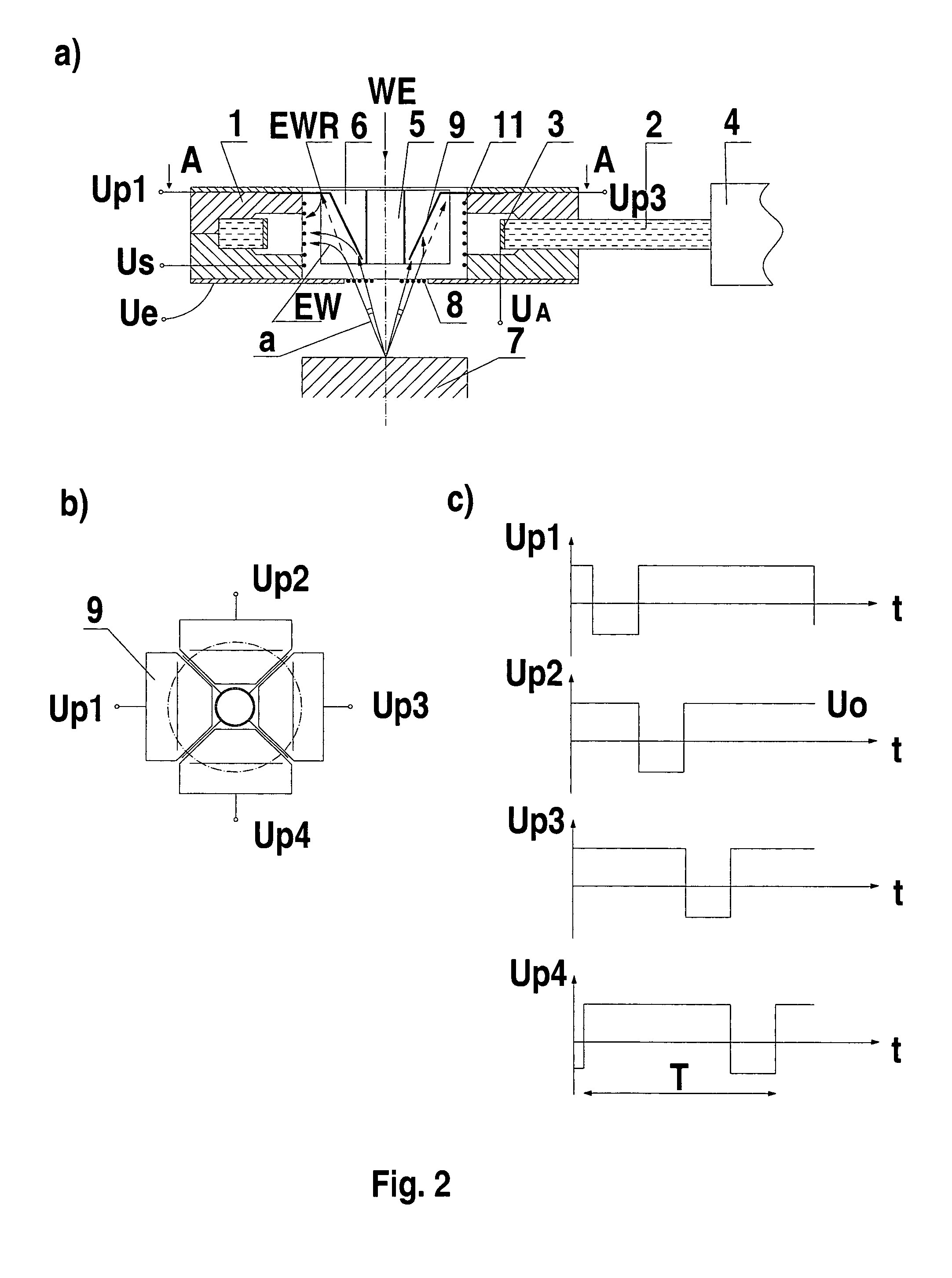 Method and system for the directional detection of electrons in a scanning electron microscope