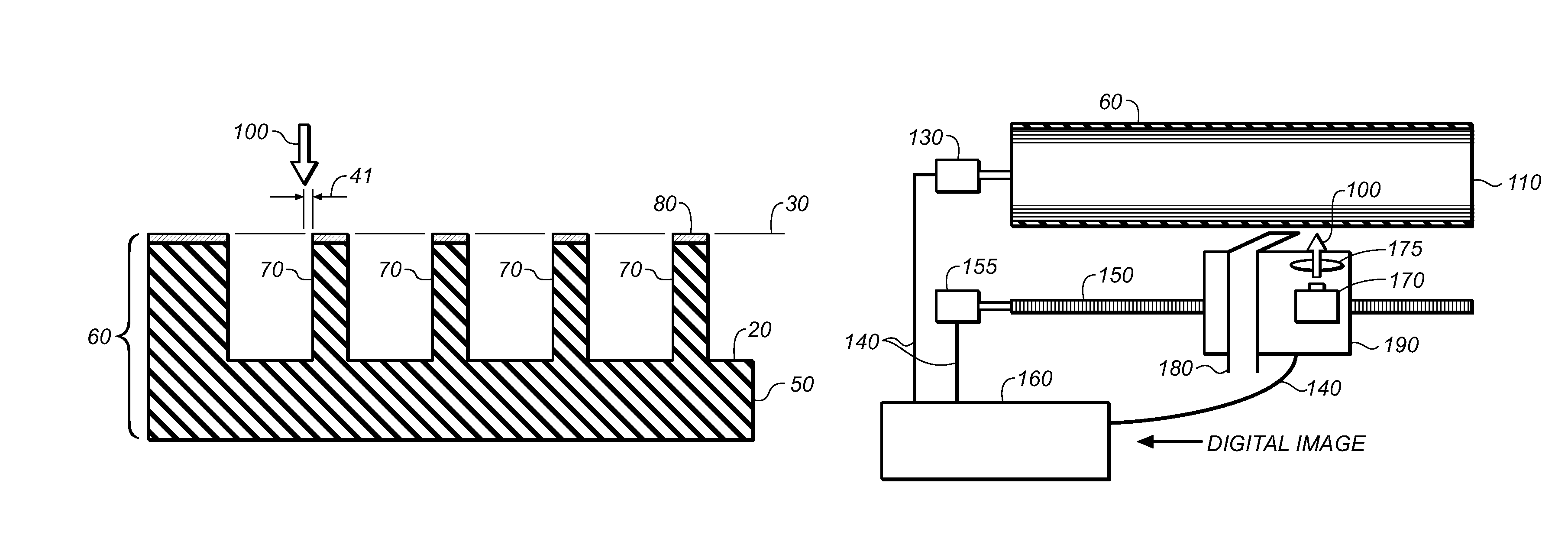 System for direct engraving of flexographic printing members