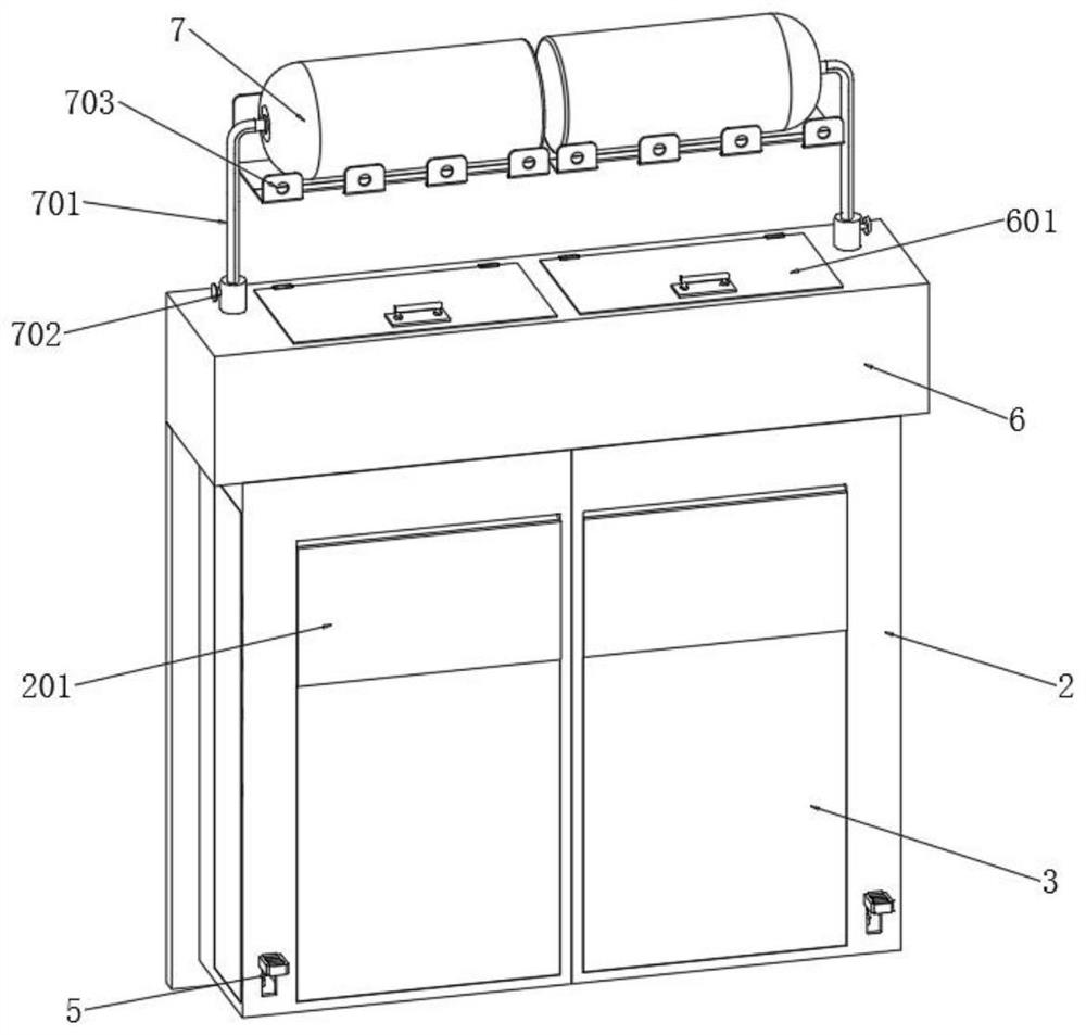 Critical nursing cart with classified storage and cross infection prevention functions