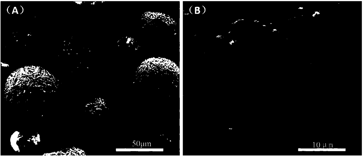 Hydrogen-evolution electrocatalytic material and preparation method thereof