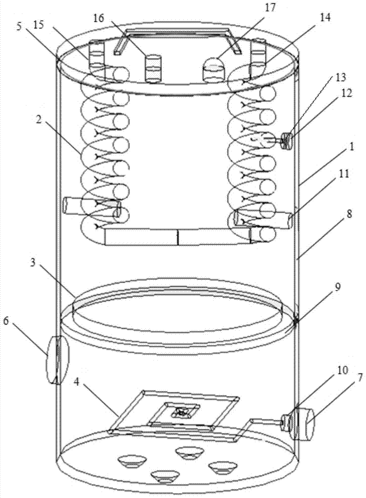 A closed high-efficiency evaporation-condensation instant water heater