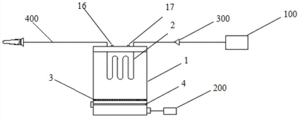 A closed high-efficiency evaporation-condensation instant water heater