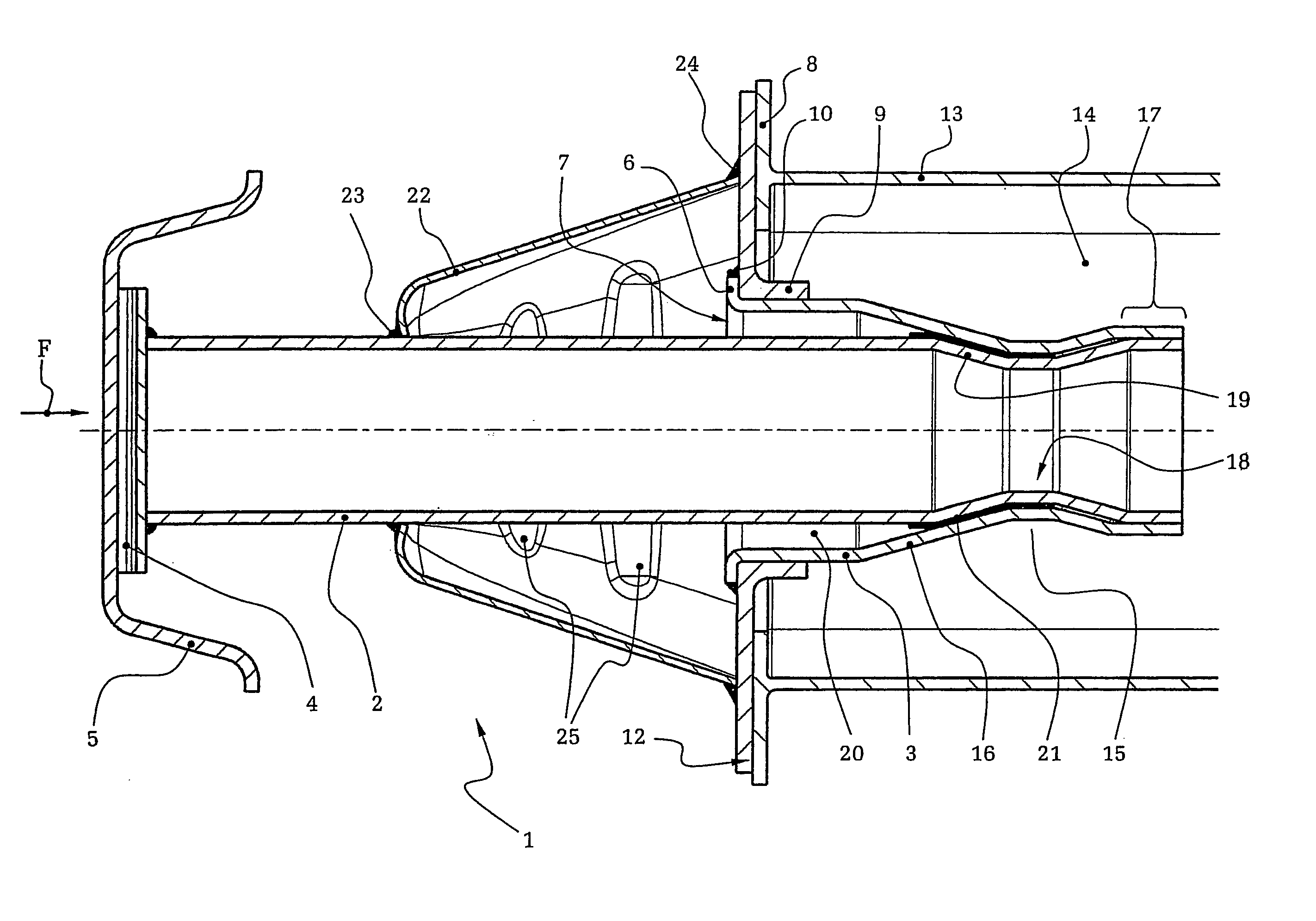 Impact damper assembly for an automobile