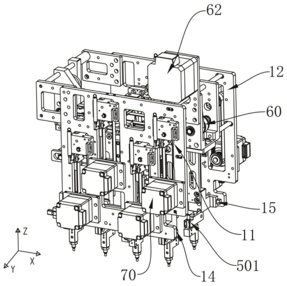 A pick-and-place device for integrated circuit materials