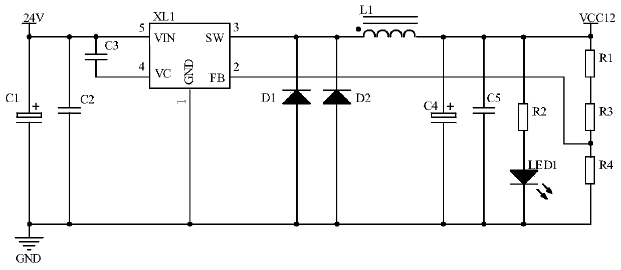 Wetland environment monitoring data acquisition circuit