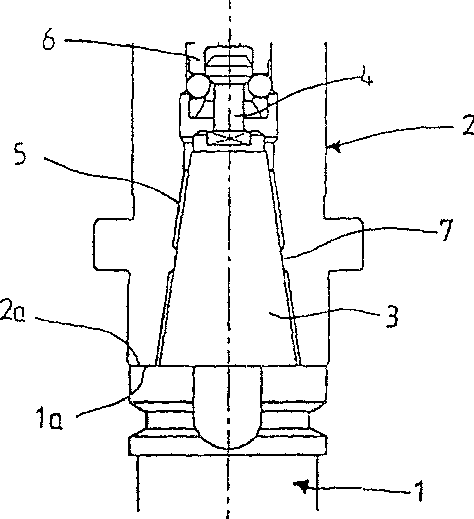 Spindle structure of a machine tool