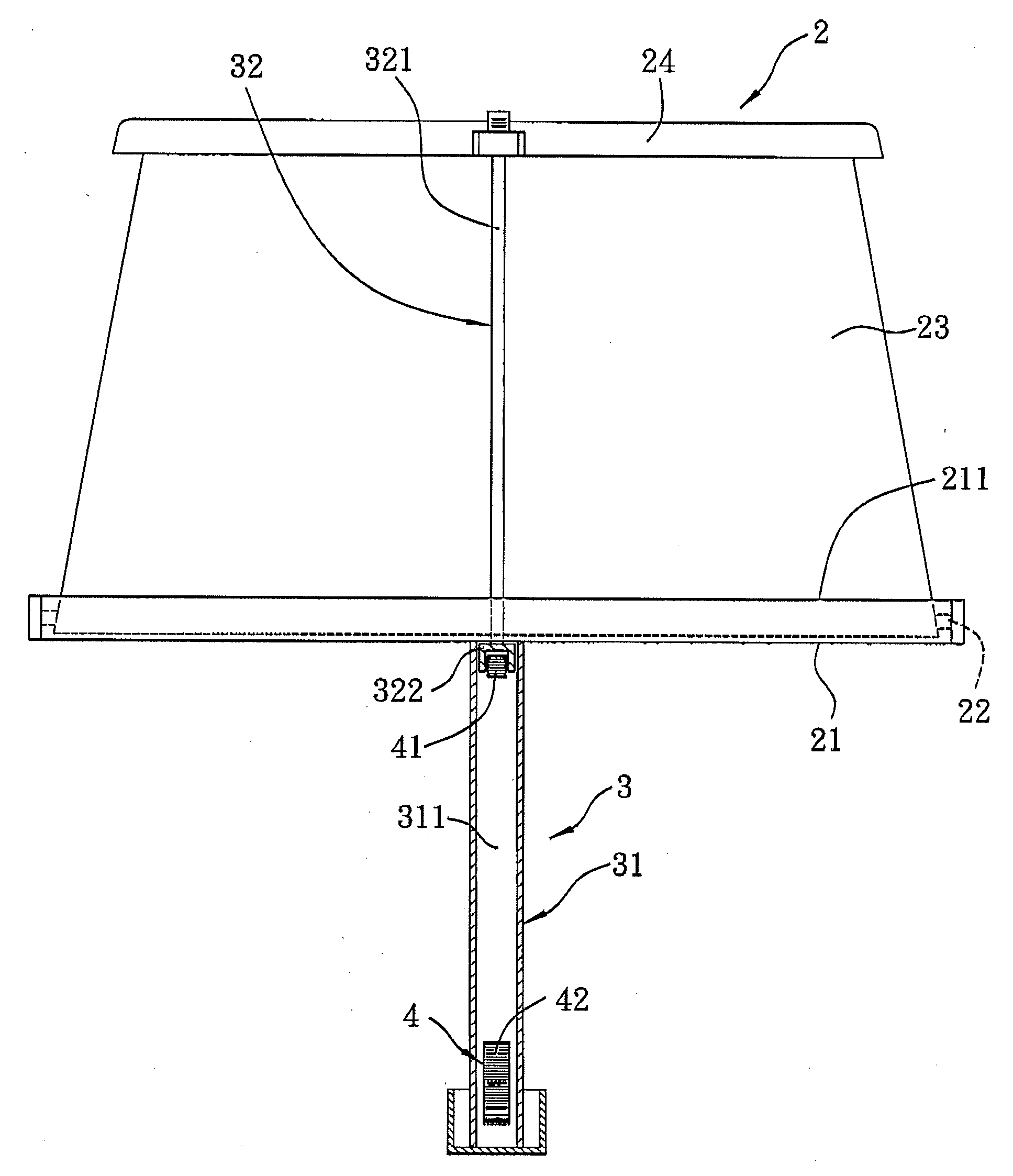 Sunshade Assembly Having a Buffer Unit