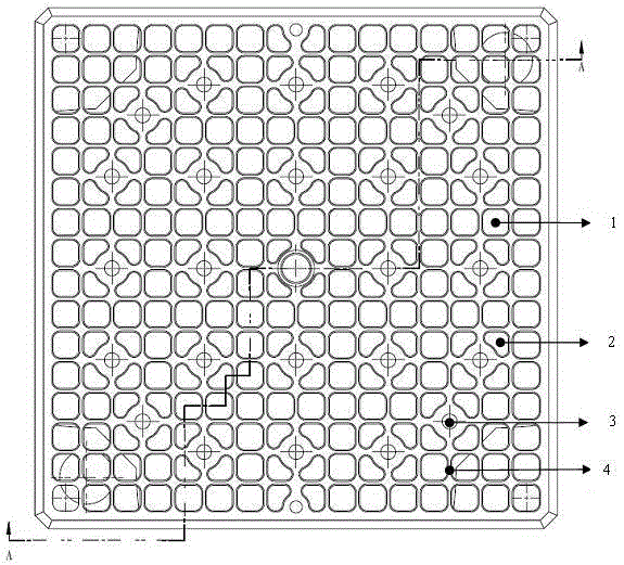 A lower pipe seat of nuclear fuel assembly with a filter plate and its filter plate processing technology