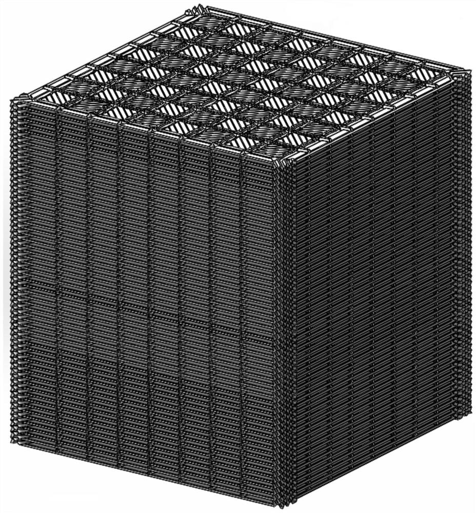 Graphene cross-flow air cooler