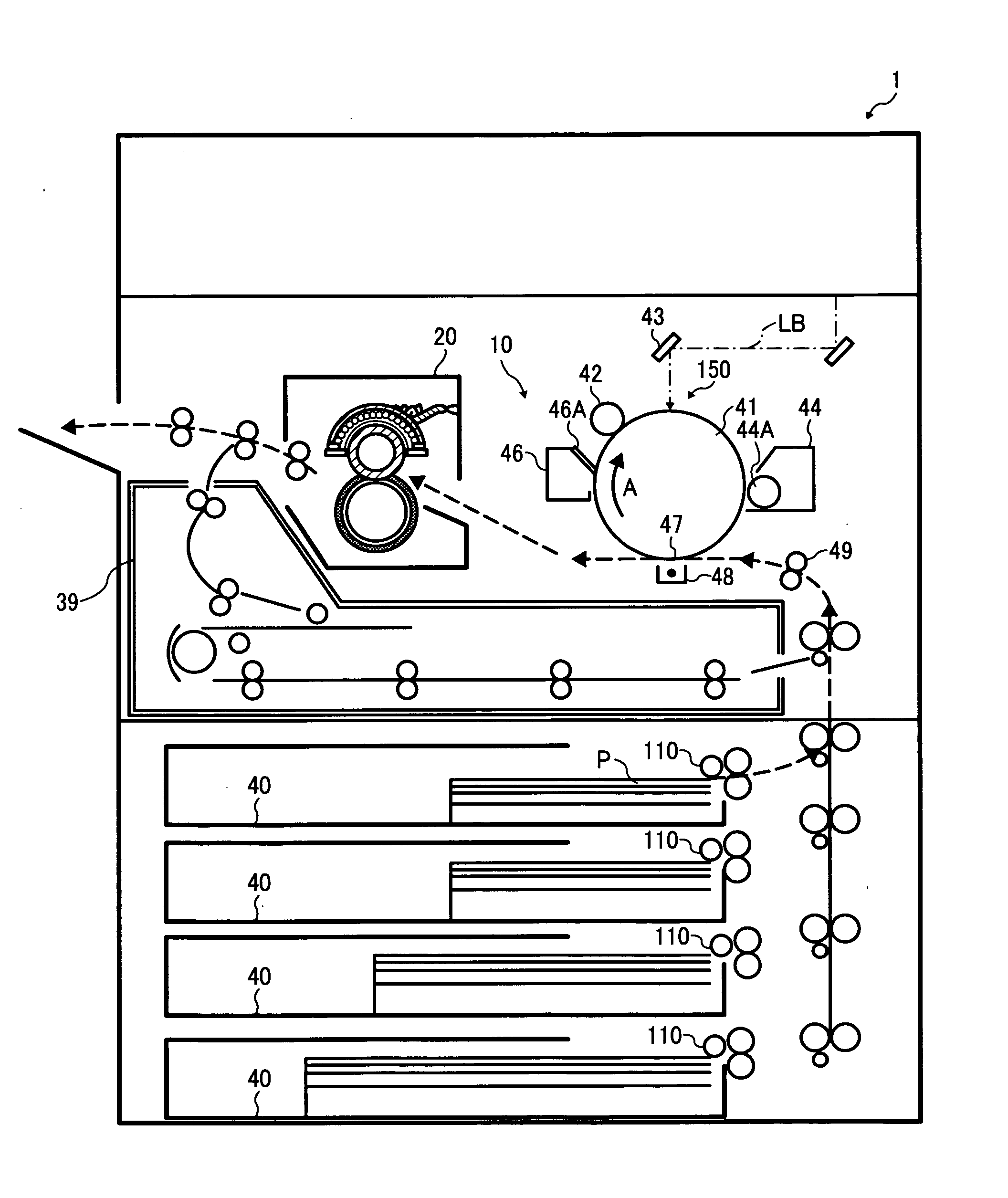 Fixing device, image forming apparatus including the fixing device, and fixing method