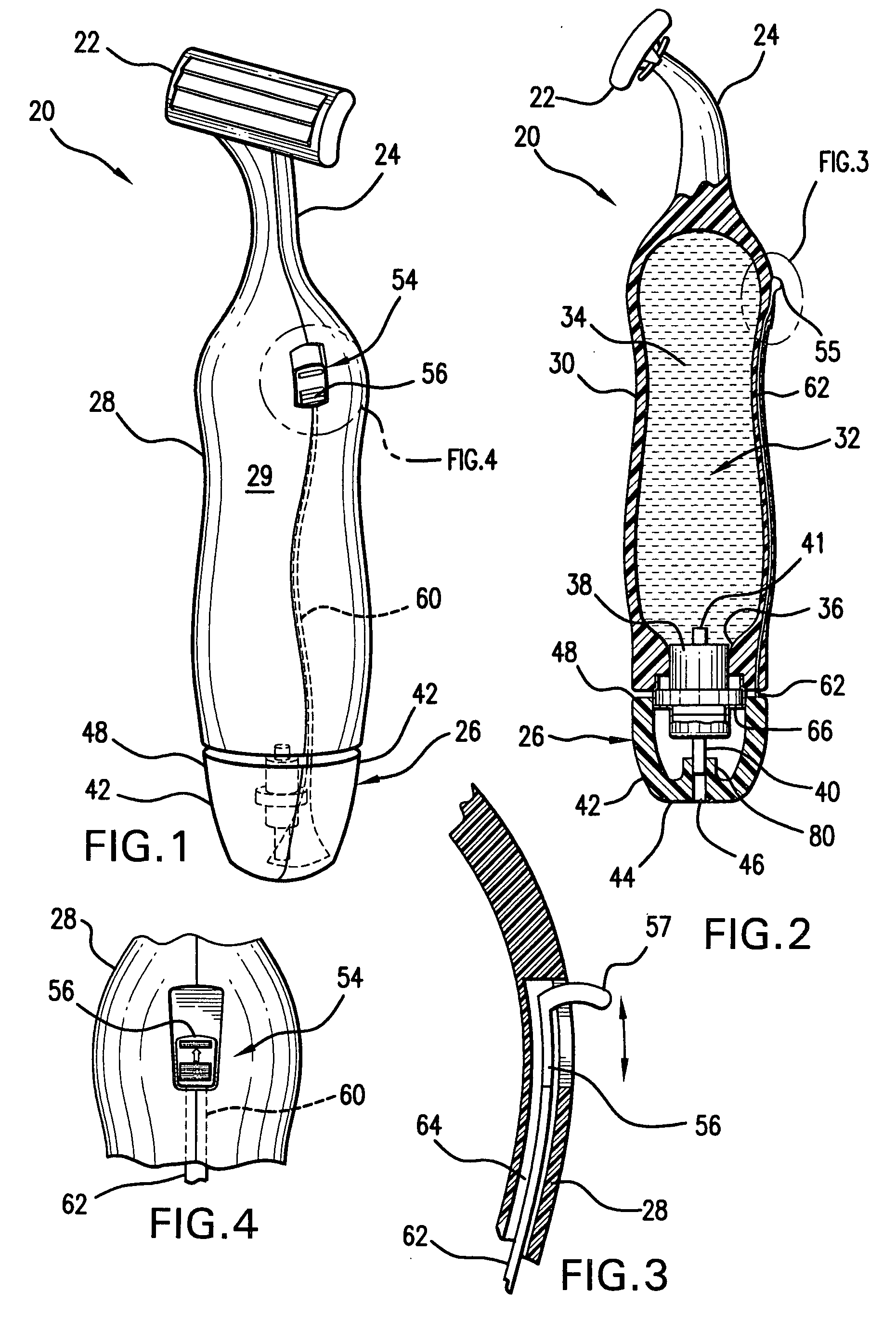 Disposable razor with integrated shaving cream dispenser