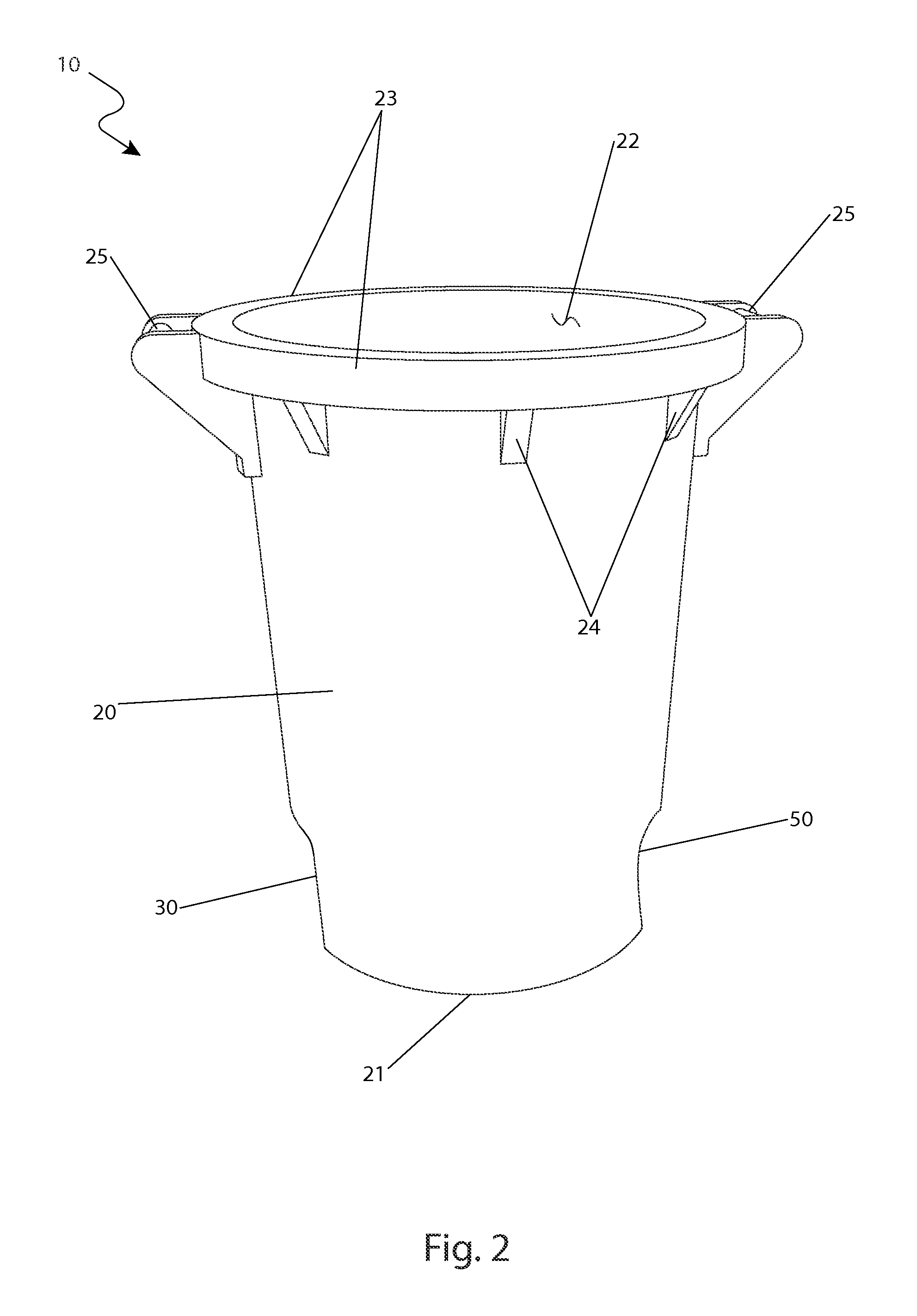 Refuse Container with Handling Features