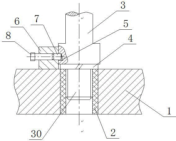 Stamping die shank