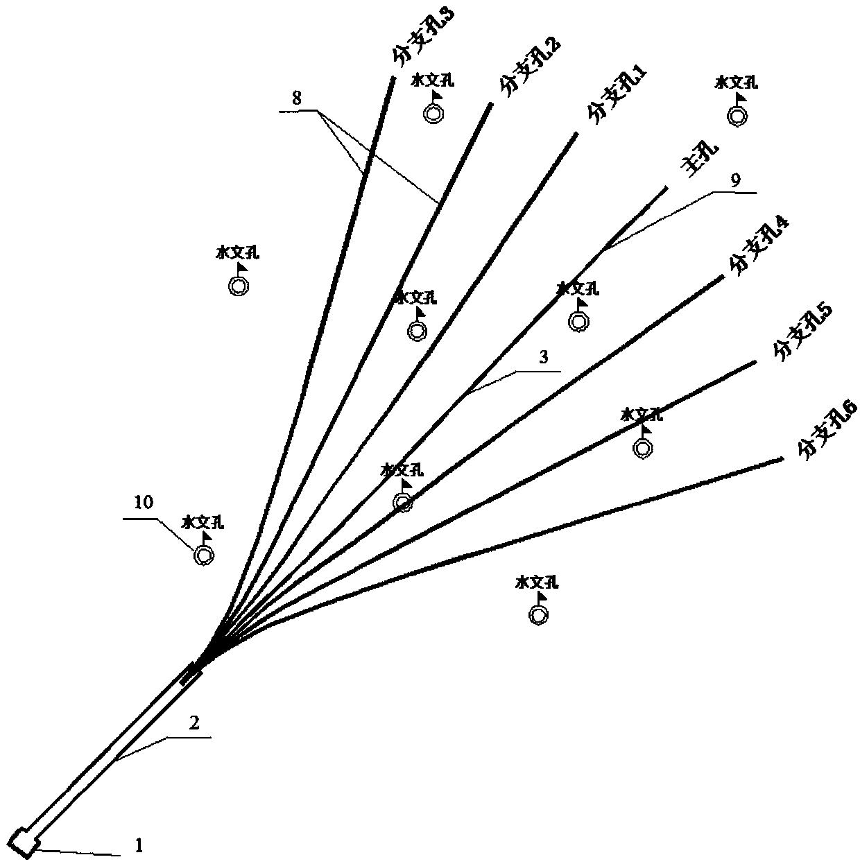 Method for precise grouting reconstruction of roof thin-layer limestone aquifer